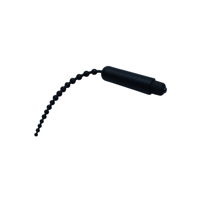 Image of XR Brands Dark Rod - Vibrating Utheral Sound with Beads