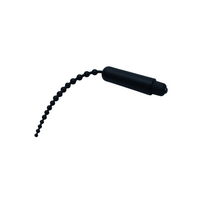 XR Brands Dark Rod - Vibrating Utheral Sound with Beads
