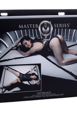 XR Brands Interlace - Top and Bottom Bed Binding Set