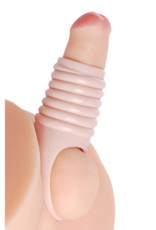 XR Brands Really Spacious Ribbed Penis Enlargement Sleeve