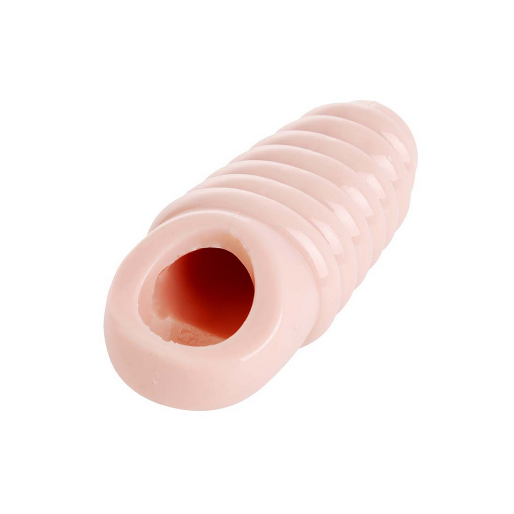 XR Brands Really Spacious Ribbed Penis Enlargement Sleeve