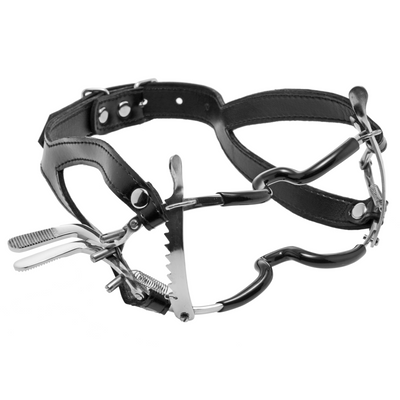 Image of XR Brands Ratchet Style Jennings Mouth Gag with Strap