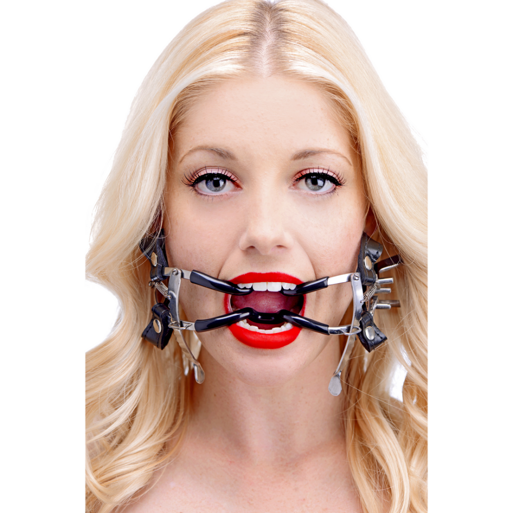 XR Brands Ratchet Style Jennings Mouth Gag with Strap