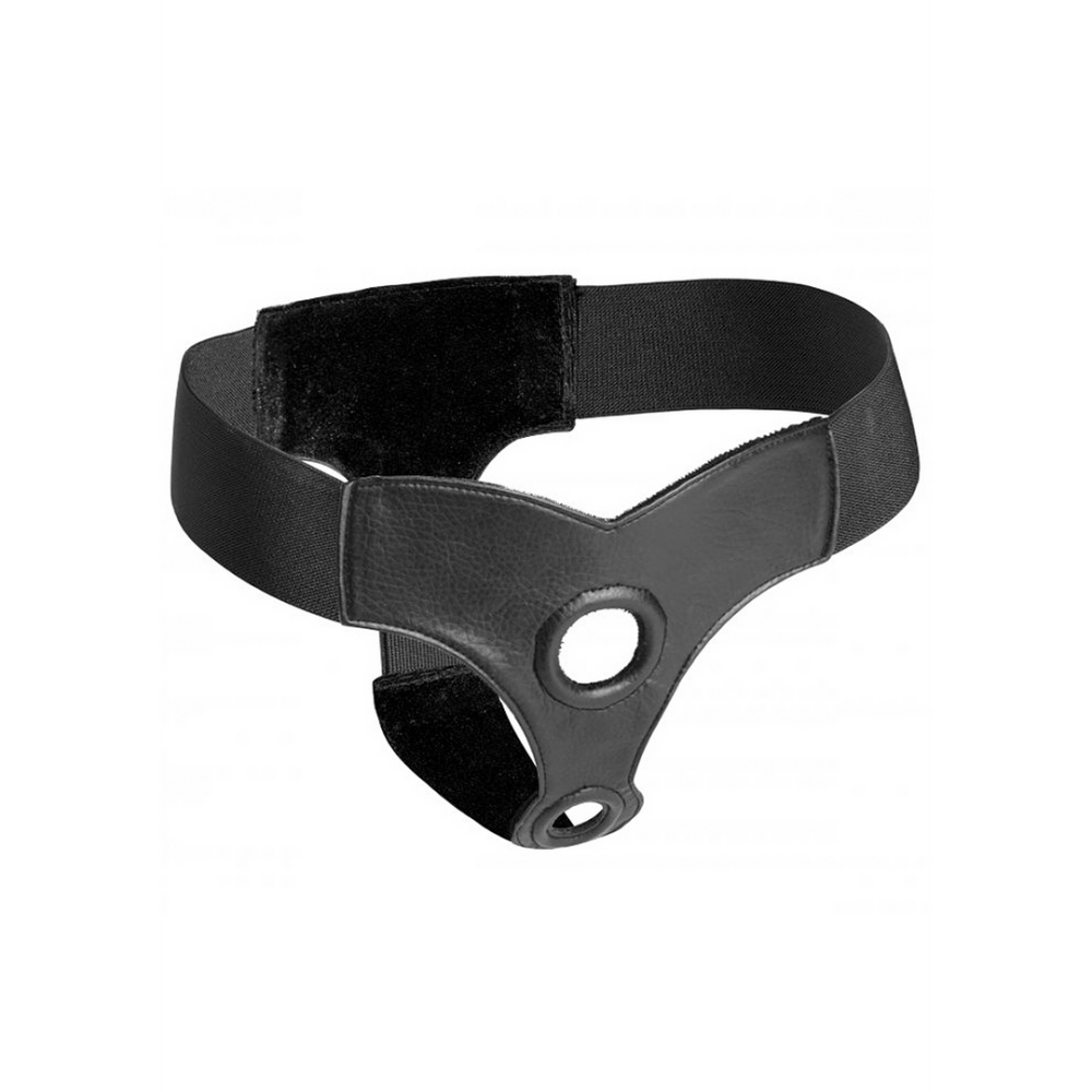 XR Brands Crave - Double Penetration Imitation Leather Strap-On