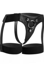 XR Brands Bardot - Elastic Strap-On Harness with Thigh Straps