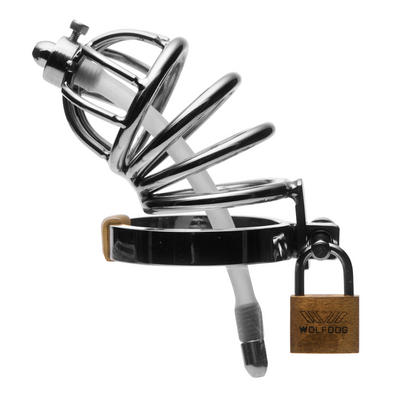 XR Brands Stainless Steel Chastity Cage