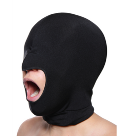 XR Brands Blow Hole - Open Mouth Spandex Face Mask