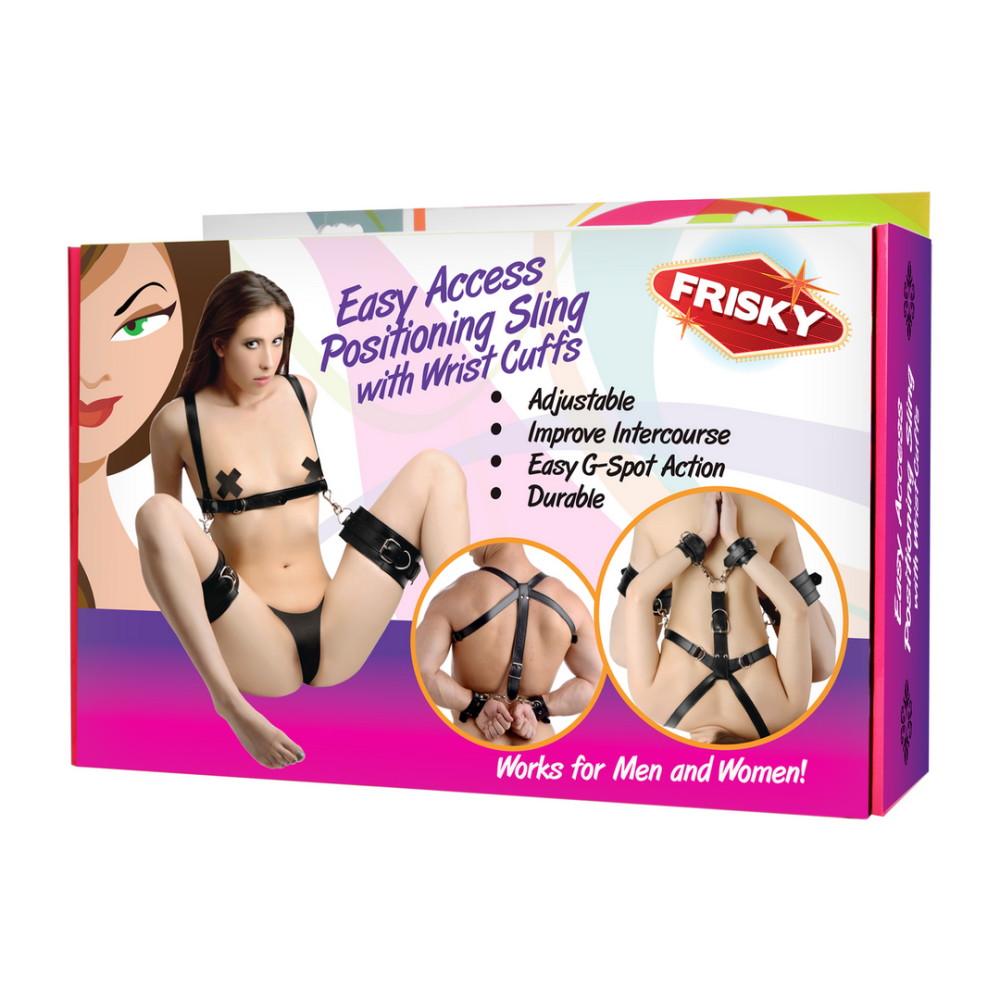 XR Brands Easy Access - Thigh Sling with Wrist Cuffs