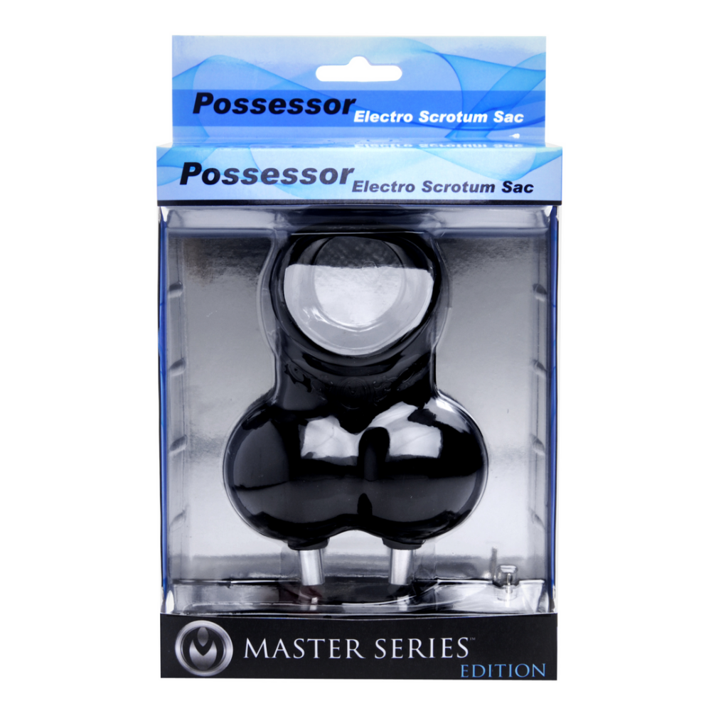 XR Brands Possessor - Electro Scrotum Sac Cockring met Ballen