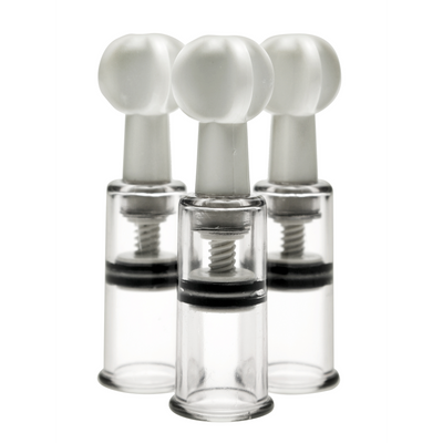 Image of XR Brands Twisted Triplets - Nipple and Clit Suckers