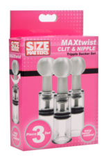 XR Brands Twisted Triplets - Nipple and Clit Suckers