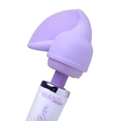 XR Brands Flutter Tip Silicone Wand Attachment - Purple