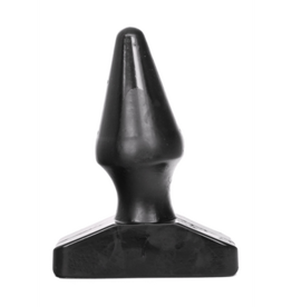 All Black Butt Plug - 6 / 16 cm