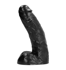 All Black Dildo - 10 / 25 cm