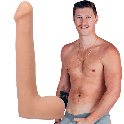 Image of Doc Johnson Oliver Flynn - Realistic ULTRASKYN Dildo - 10 / 25 cm - Vanilla