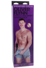 Doc Johnson Oliver Flynn - Realistic ULTRASKYN Dildo - 10 / 25 cm - Vanilla