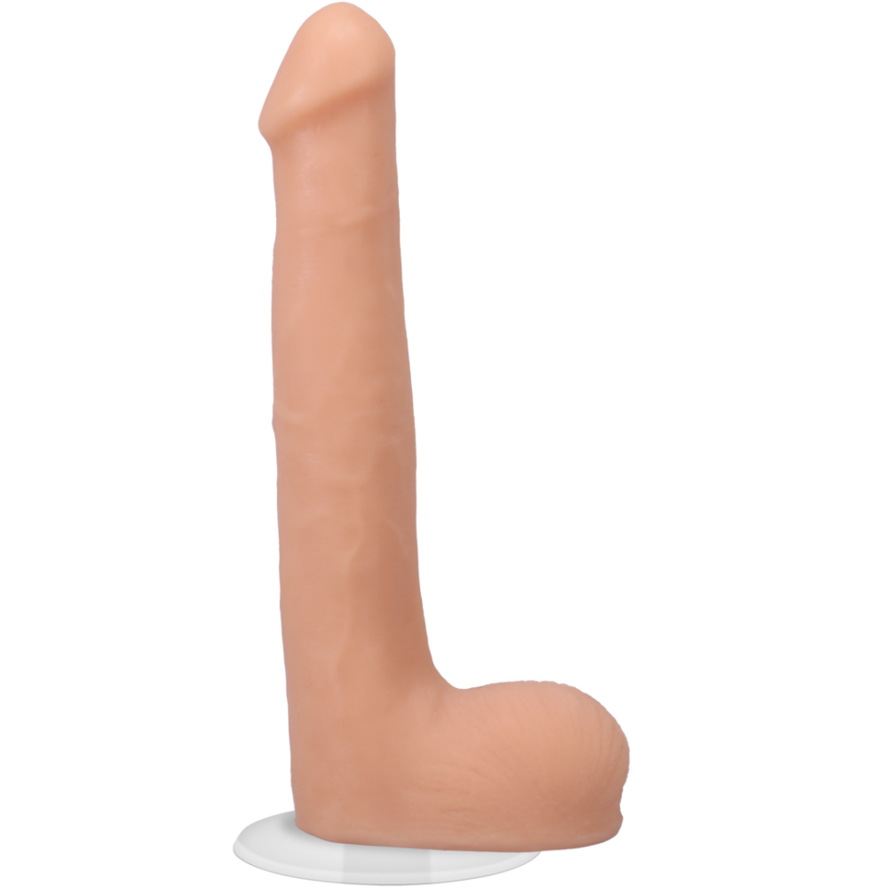 Doc Johnson Oliver Flynn - Realistic ULTRASKYN Dildo - 10 / 25 cm - Vanilla