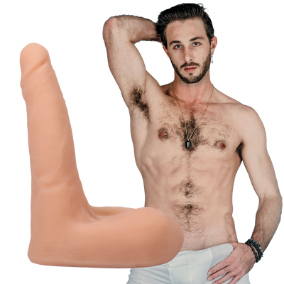 Image of Doc Johnson Lucas Frost - Realistic ULTRASKYN Dildo - 7 / 18 cm - Vanilla