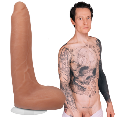 Image of Doc Johnson Owen Gray - Realistic Silicone Dildo - 9 / 22 cm