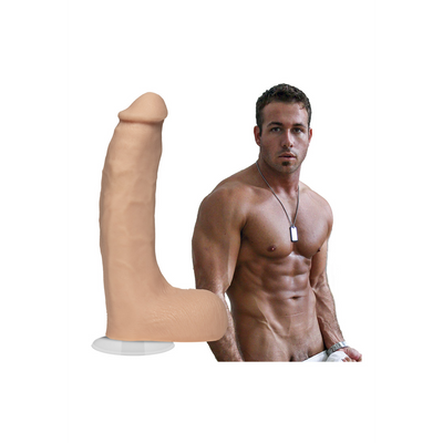 Image of Doc Johnson Chad White - Realistic ULTRASKYN Dildo - 8 / 20 cm