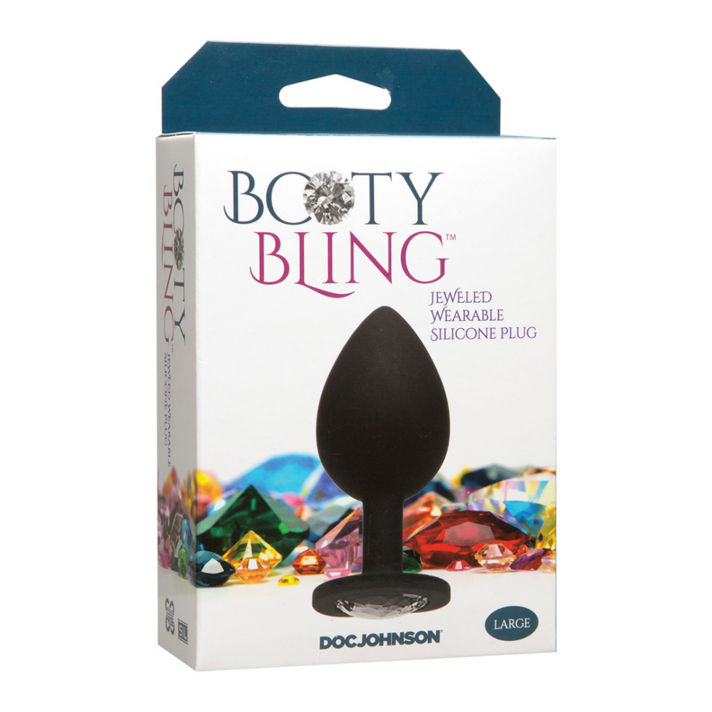 Doc Johnson Booty Bling - Spade Butt Plug - Large