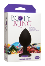 Doc Johnson Booty Bling - Spade Butt Plug - Large