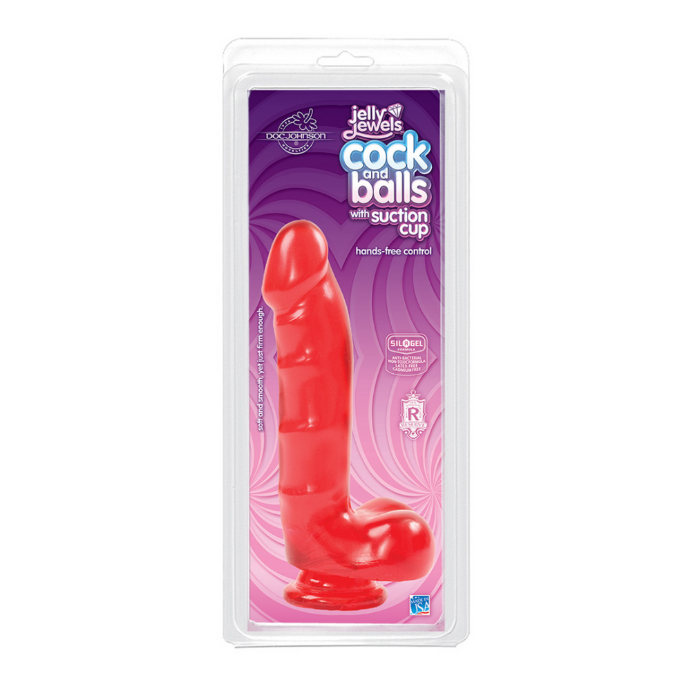 Doc Johnson Cock and Balls with Suction Cup