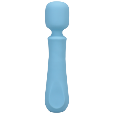 Doc Johnson Euphoria - Rechargeable Silicone Wand Vibe - Blue