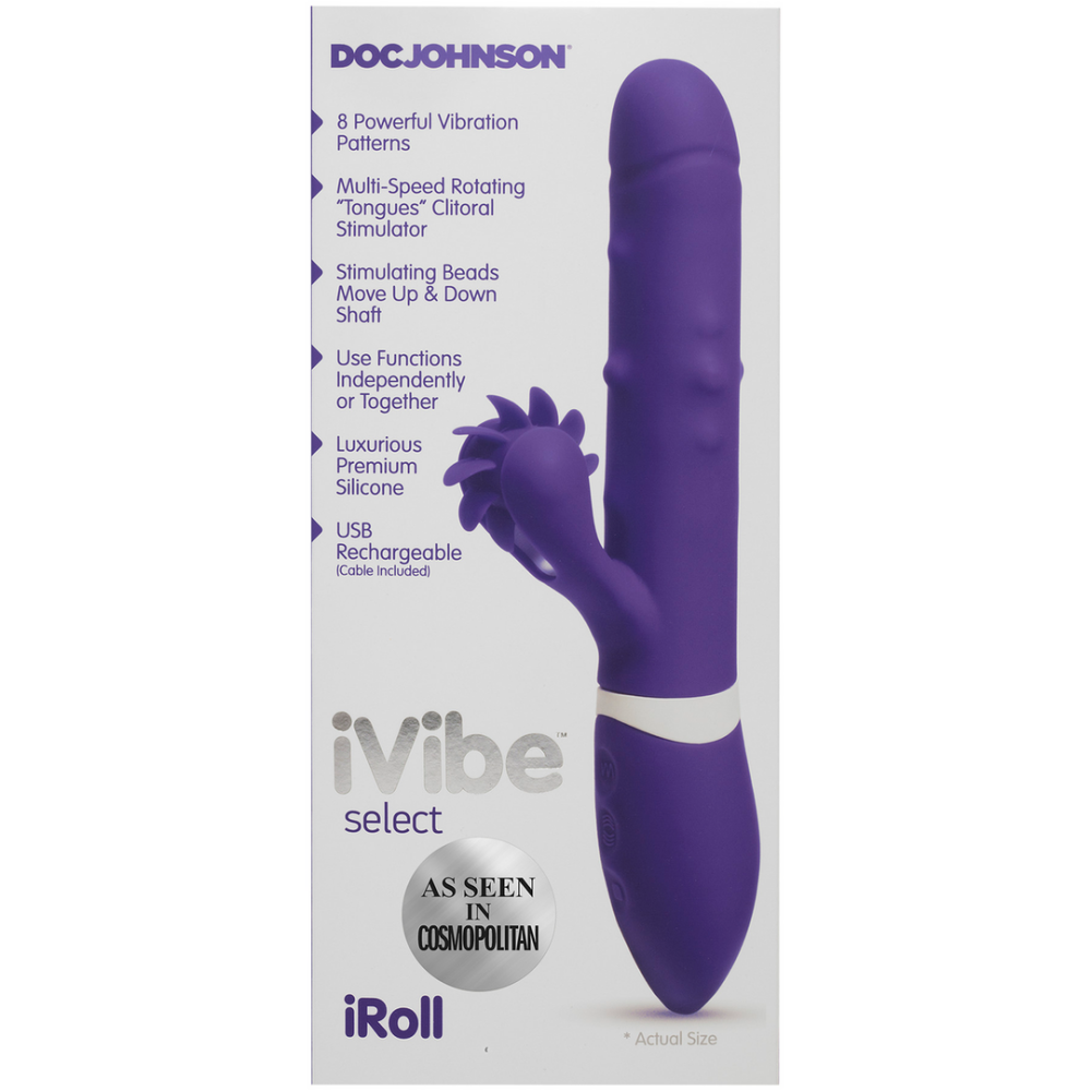 Doc Johnson iRoll - Rabbit Vibrator