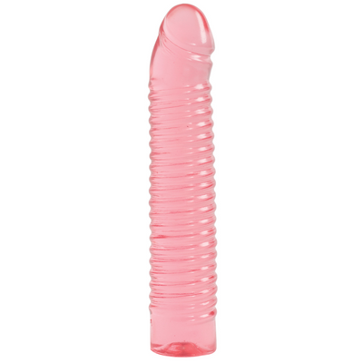 Doc Johnson Sunrise - Ribbed Jelly Dildo - 7 / 18 cm