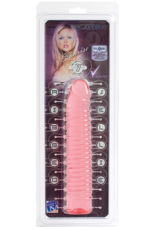 Doc Johnson Sunrise - Ribbed Jelly Dildo - 7 / 18 cm