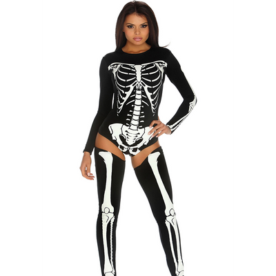 Image of Fiore Hosiery Bad to the Bone - Sexy Skeleton Costume - XS/S 