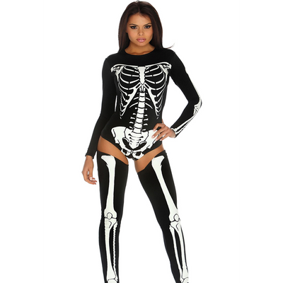 Image of Fiore Hosiery Bad to the Bone - Sexy Skeleton Costume - L/XL