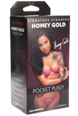 Doc Johnson Honey Gold - ULTRASKYN Pocket Pussy Masturbator