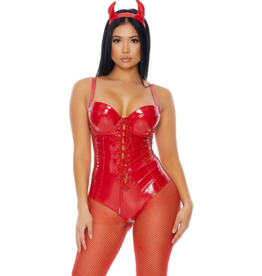 Fiore Hosiery Heat It Up - Sexy Devil Costume - M/L