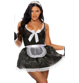 Fiore Hosiery Domesticated Delight - Sexy French Maid Costume - XS/S