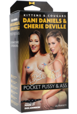 Doc Johnson Dani Daniels and Cherie Deville - Pocket Pussy and Ass Masturbator