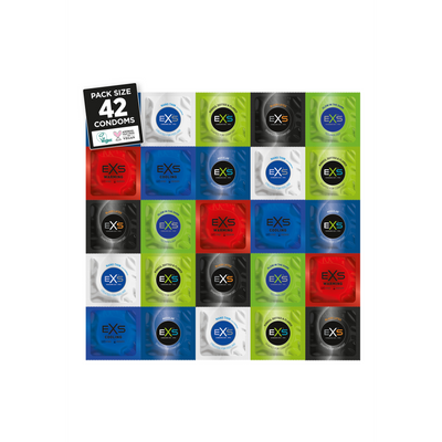 Image of EXS EXS Variety Pack 2 - Condoms - 42 Pieces