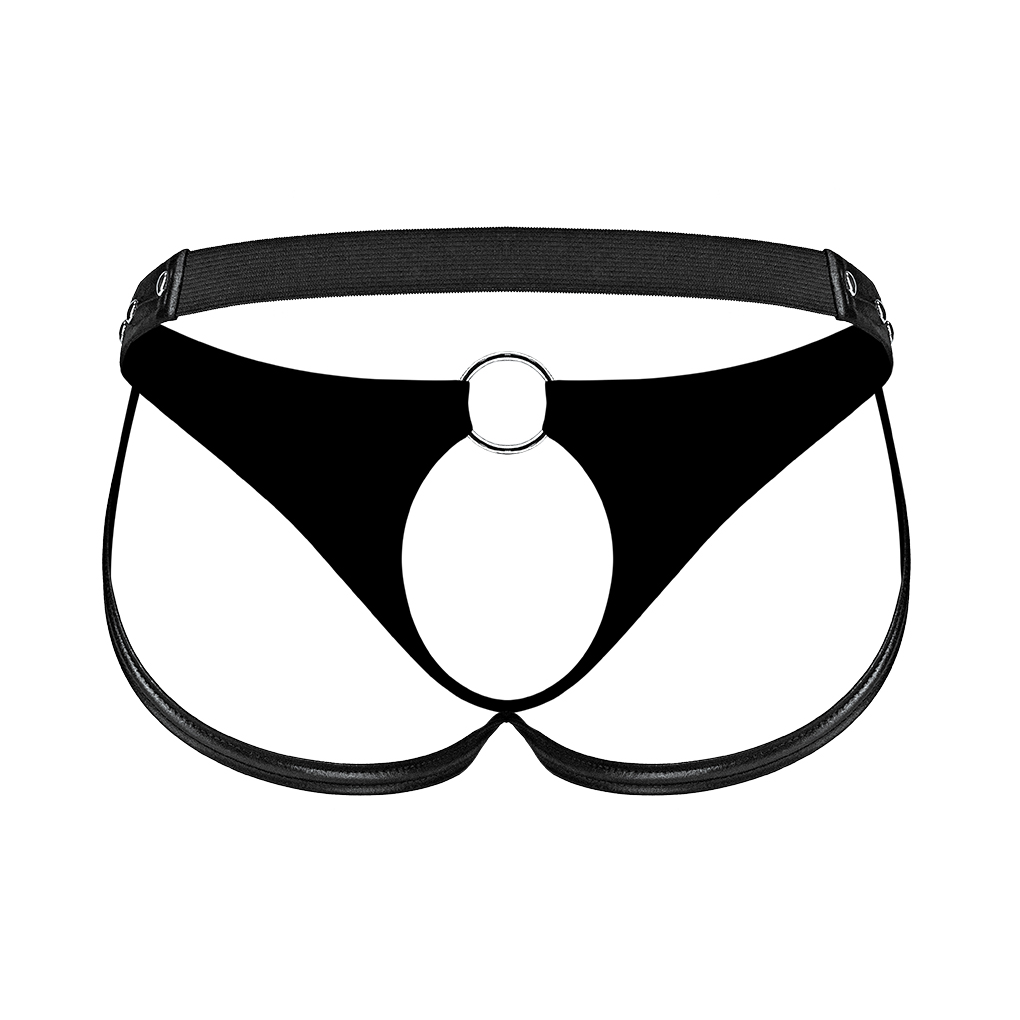 Male Power Cyclops - Crotchless Jock - S/M - Black