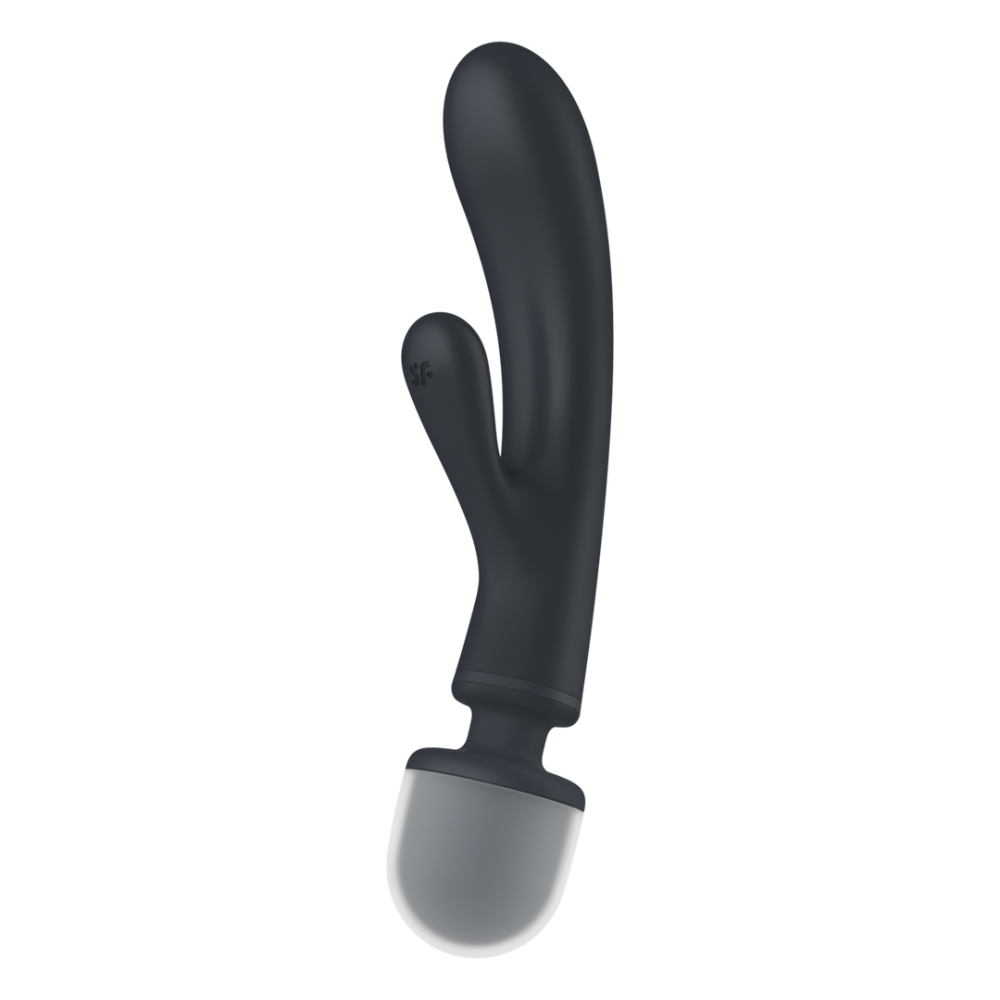 Image of Triple Lover - Hybrid Wand Vibrator - Grey