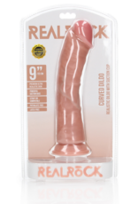 RealRock by Shots Curved Realistic Dildo with Suction Cup - 9 / 23 cm