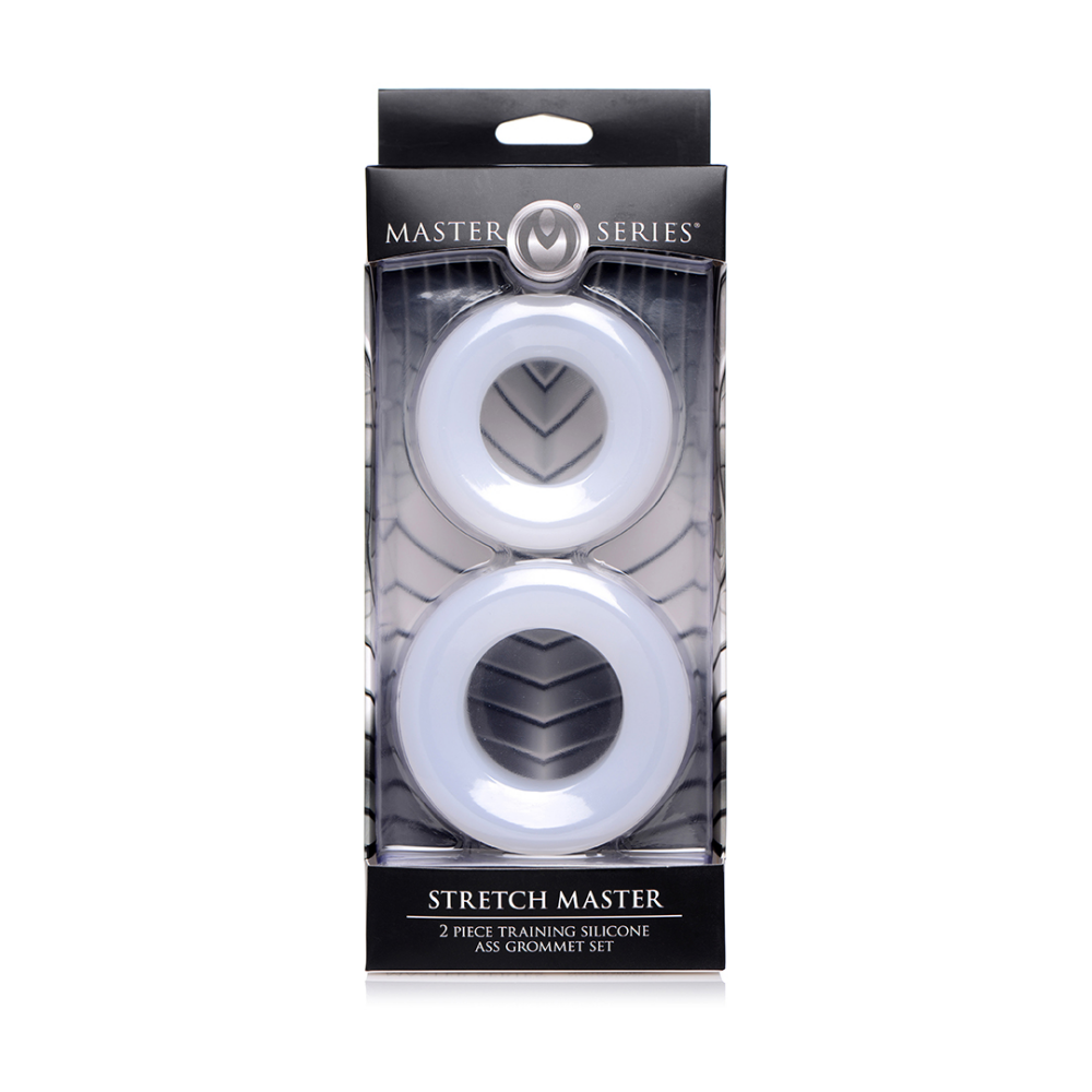 XR Brands Stretch Master - 2-Piece Silicone Anal Ring Set
