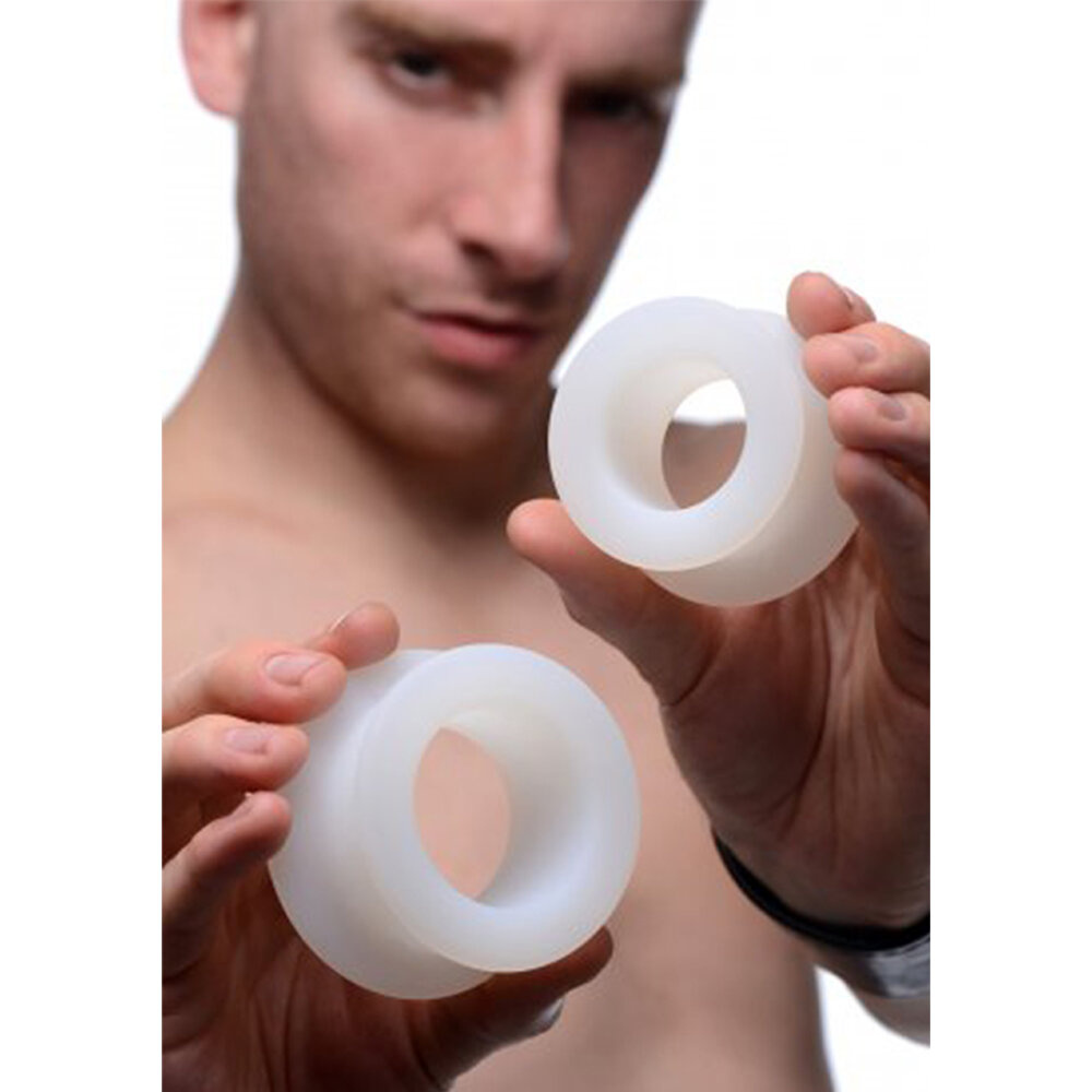 XR Brands Stretch Master - 2-Piece Silicone Anal Ring Set