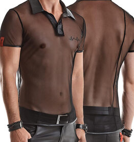 * RFP Tule heren Shirt met wetlook, Roberto001
