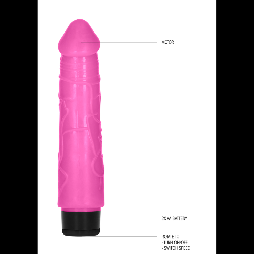 GC by Shots Dikke Realistische Dildo Vibrator - 8 / 20 cm