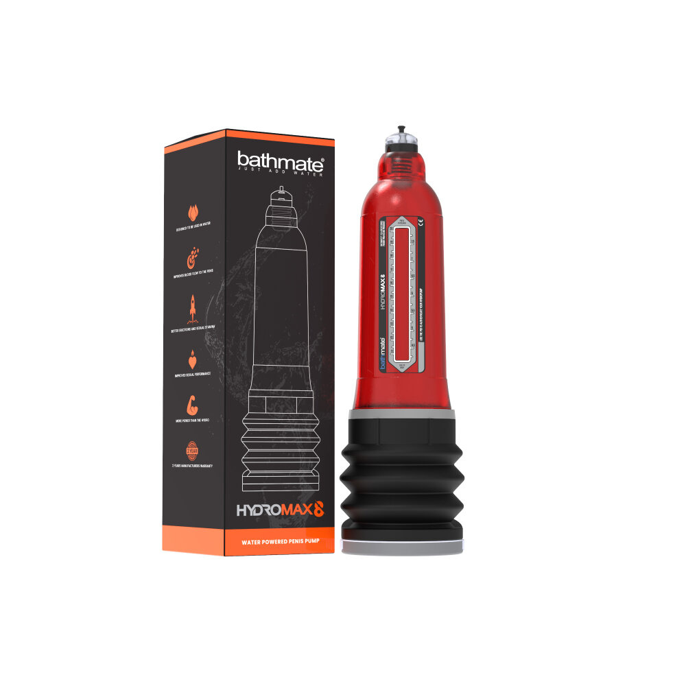 Bathmate HydroMax8 - Penis Pomp - Rood