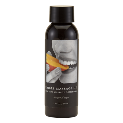 Image of Earthly body Mango Edible Massage Oil - 2 fl oz / 60 ml