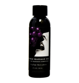 Earthly body Grape Edible Massage Oil - 2 fl oz / 60 ml