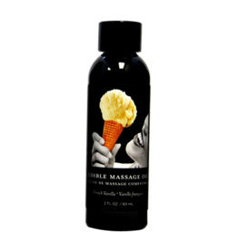 Earthly body Vanilla Edible Massage Oil - 2 fl oz / 60 ml