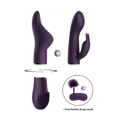 Image of Switch by Shots Pleasure Kit #1 - Vibrator with Different Attachments 